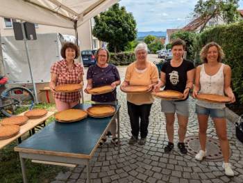 Zwiebelkuchen fertig gebacken