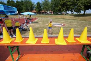 Kinderfest Aktion Kegelabwerfen