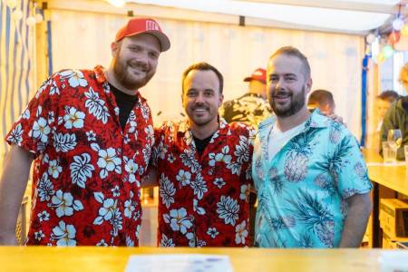 Barteam zur Backhaushockete