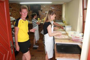 Flammkuchen vorbereiten