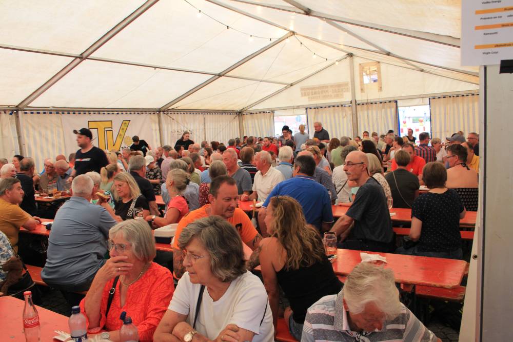Festbetrieb im vollen Gange